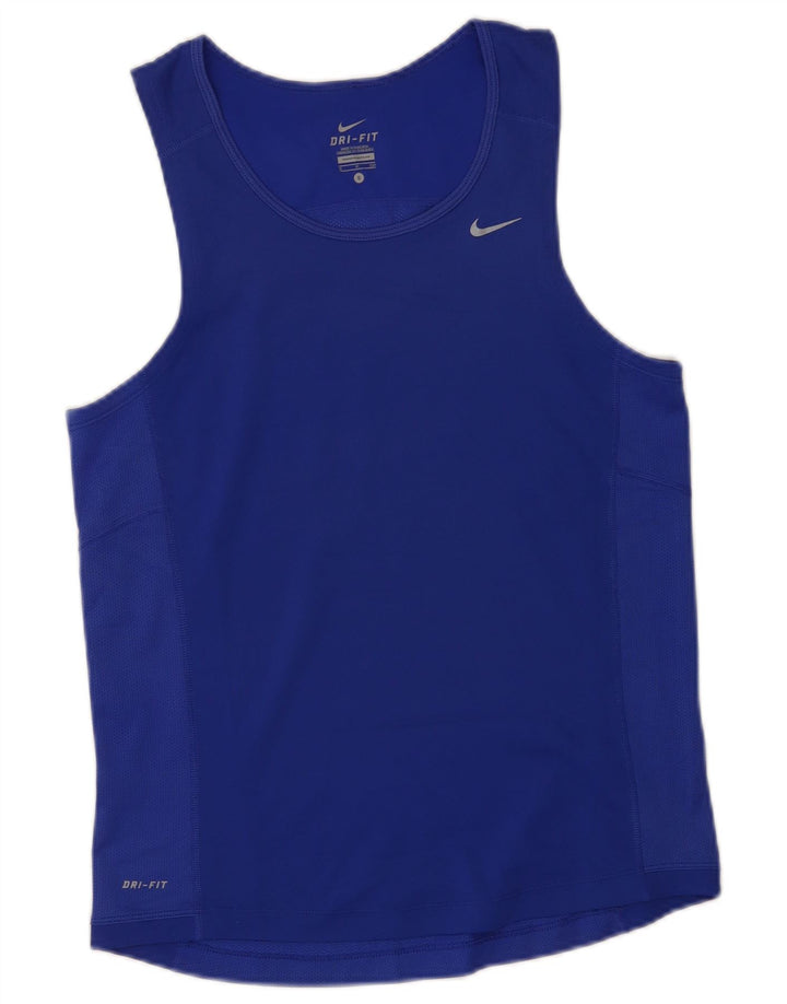 Nike Herren Dri Fit Weste Top Small Blau