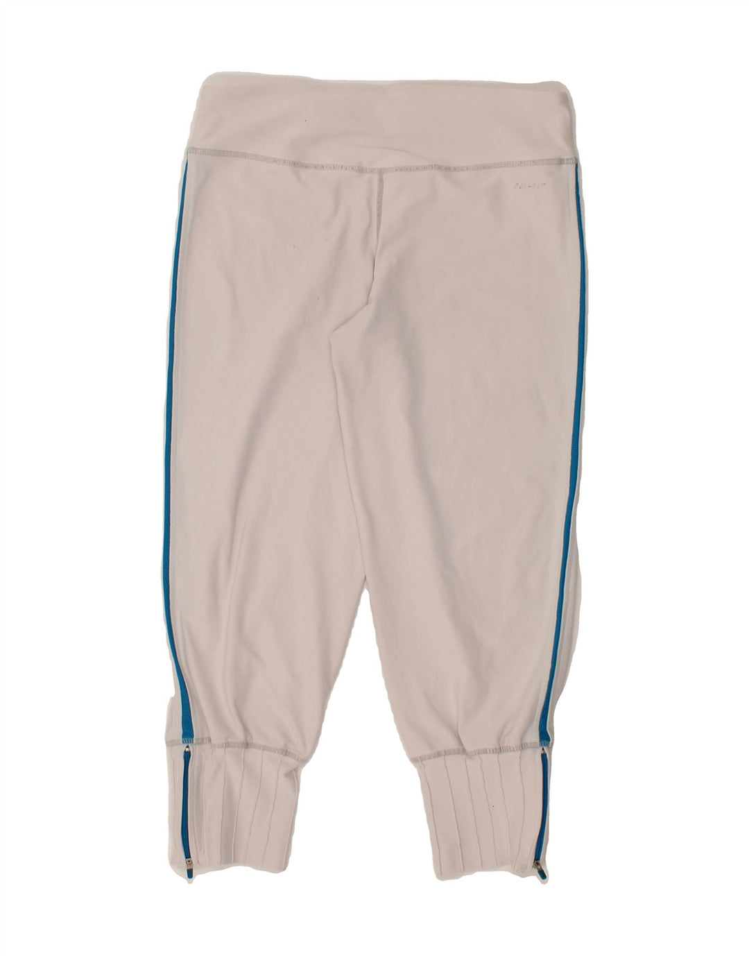NIKE Womens Dri Fit Capri Leggings UK 12 Medium Grey Vintage Nike and Second-Hand Nike from Messina Hembry 
