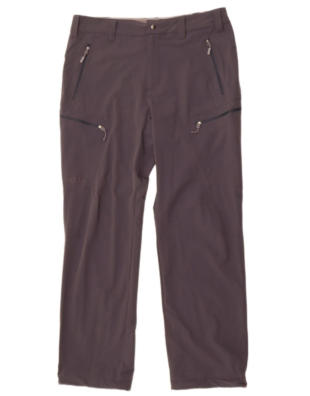 Rab Damen Gerade Cargohose W34 L31 Graues Polyamid