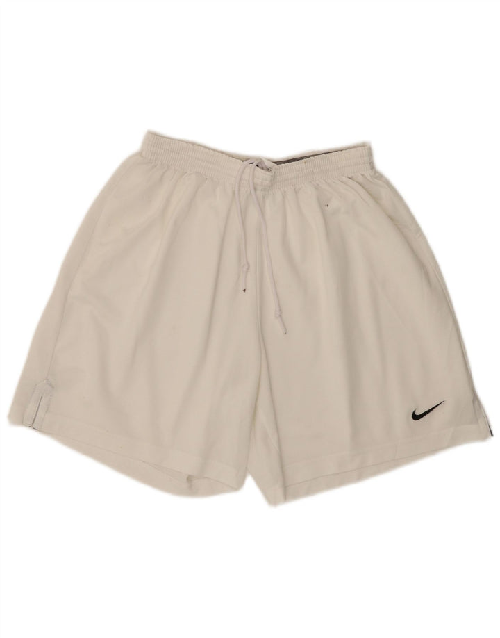 Nike Herren Sportshorts UK 42/44 Large Weiß Polyester