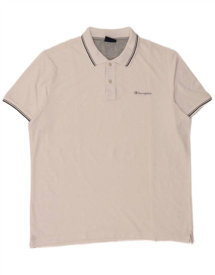 Champion Herren Poloshirt 2XL Weiß