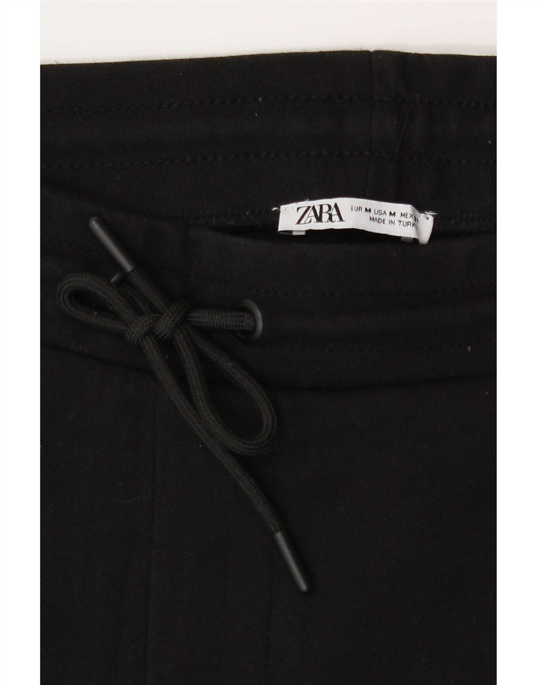 Zara Herren-Sportshorts, mittelgroß, schwarze Baumwolle