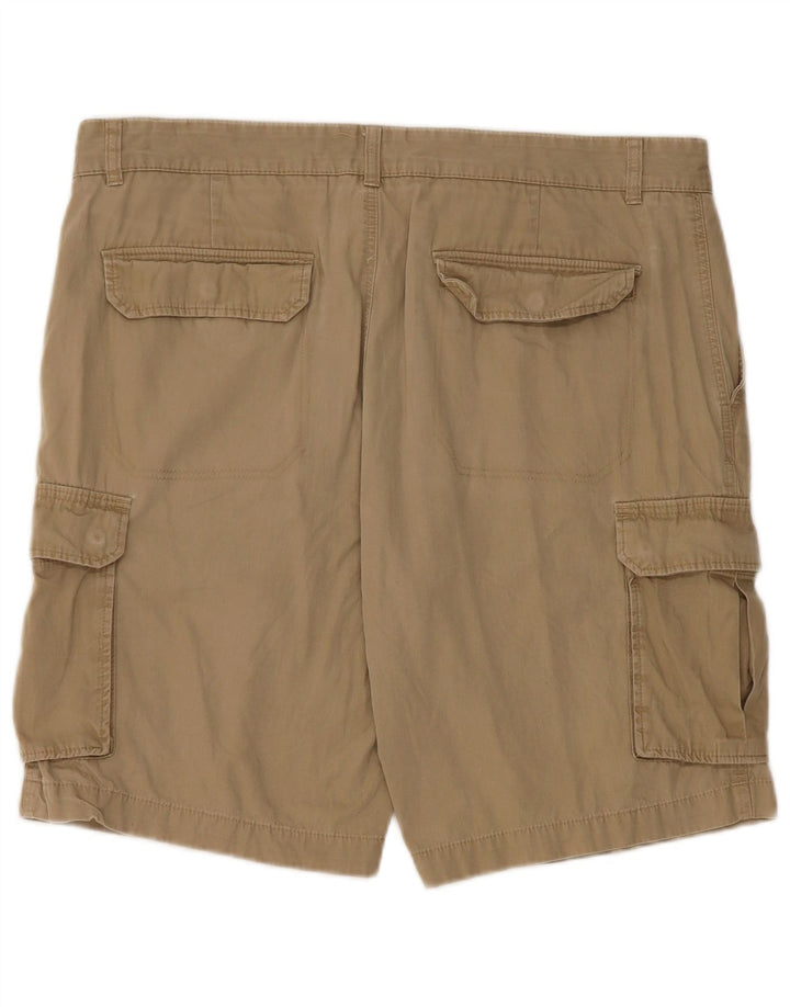 Marks & Spencer Herren Cargoshorts W36 XL Beige Baumwolle