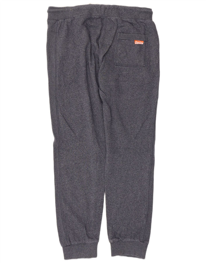 Superdry Herren-Trainingsanzughose mit schmaler Passform und Jogger, groß, Marineblau meliert