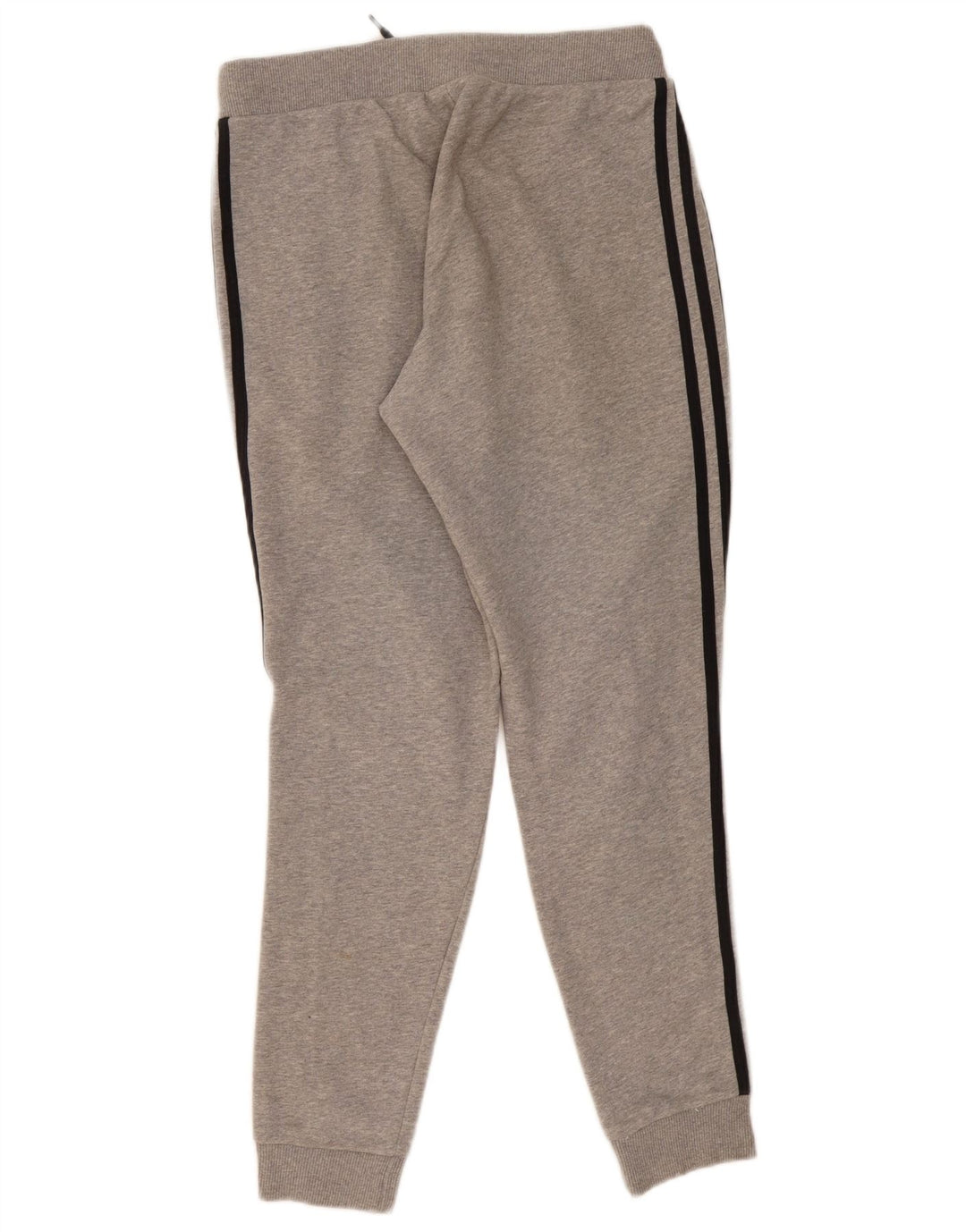 Adidas Herren-Trainingshose, Jogginghose, mittelgrau gefleckte Baumwolle