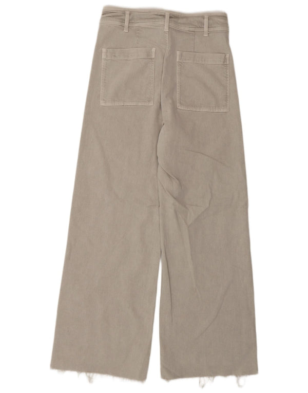 Zara Damen The Marine High Waist Wide Leg Jeans EU 40 Medium W30 L30 Grau