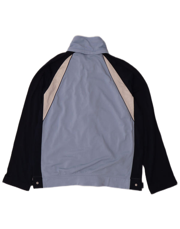 CHAMPION Jungen-Trainingsanzug-Top-Jacke, 13–14 Jahre, blaues Farbblock-Polyester