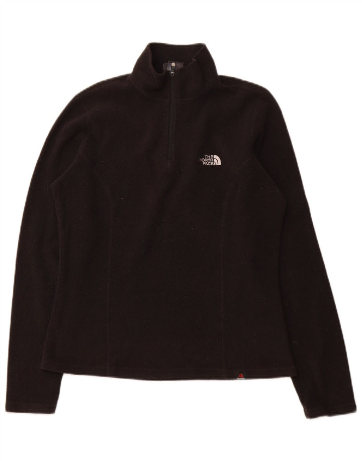 THE NORTH FACE Womens Fleece Jumper UK 10 Small Black Polyester