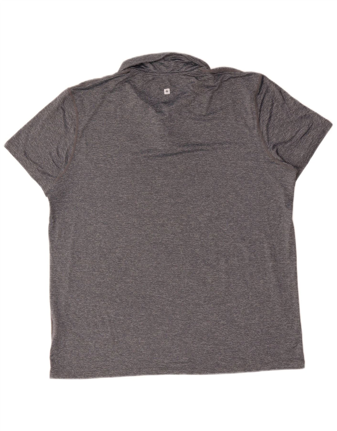 Mountain Warehouse Herren-Poloshirt XL, grau meliertes Nylon