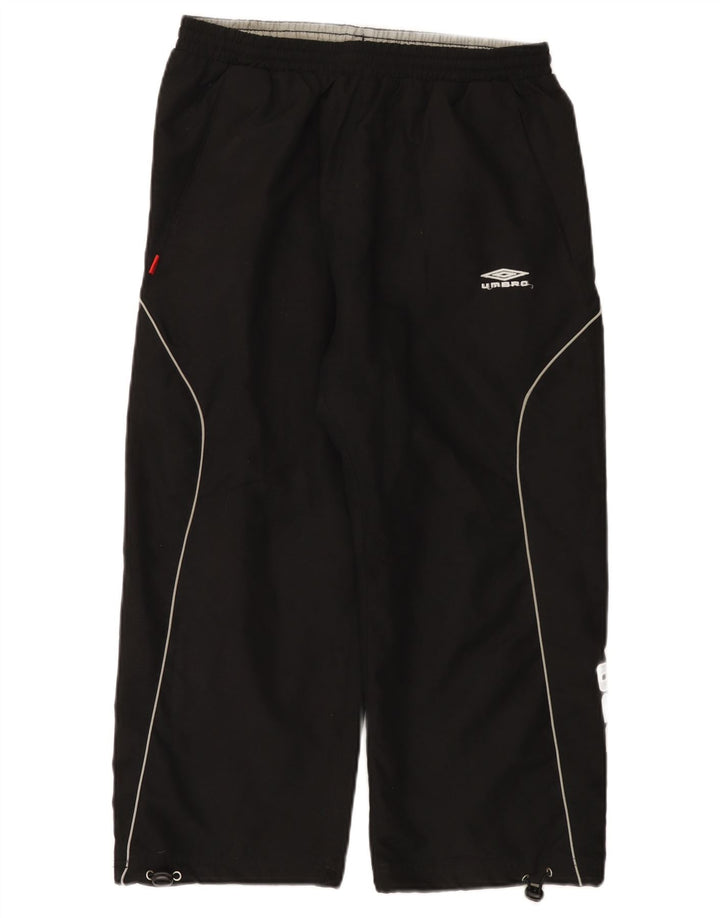 Umbro Herren-Trainingshose mit Grafik, mittelschwarzes Polyester