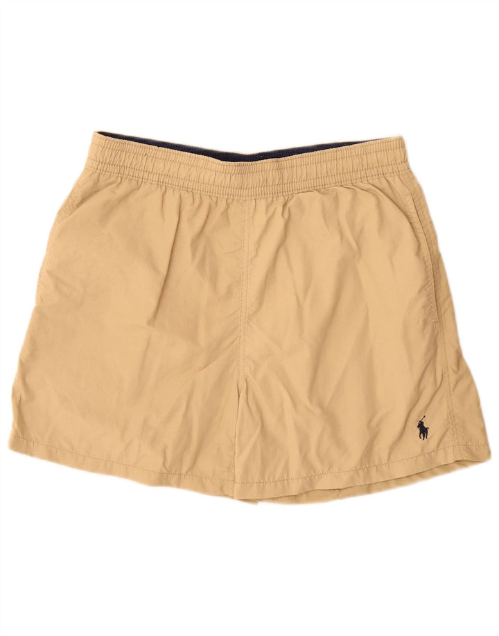 Polo Ralph Lauren Herren Badeshorts Small Beige Nylon