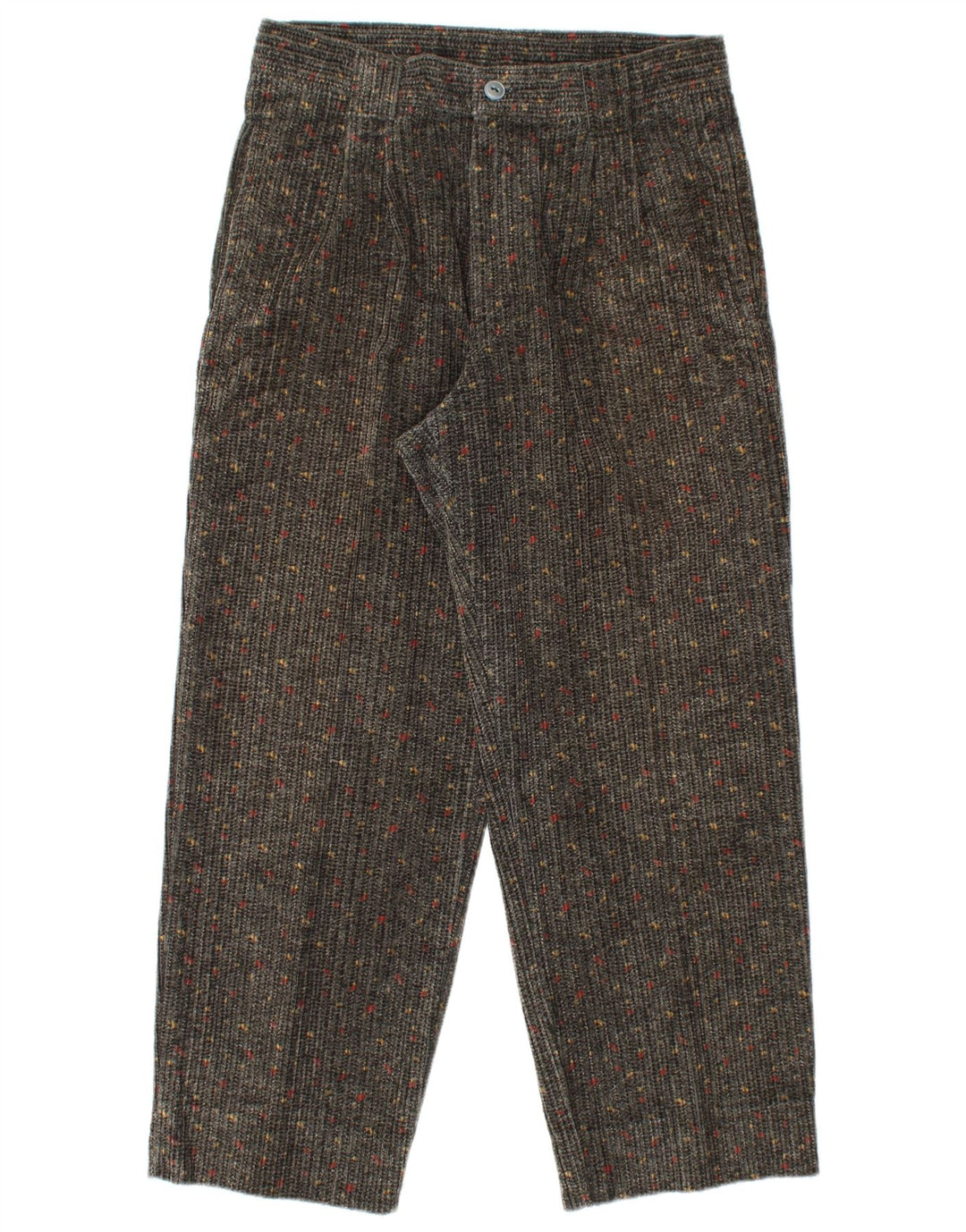 CARRERA Damen-Cordhose mit hoher Taille, IT 50, Größe L, W34, L27, Grau