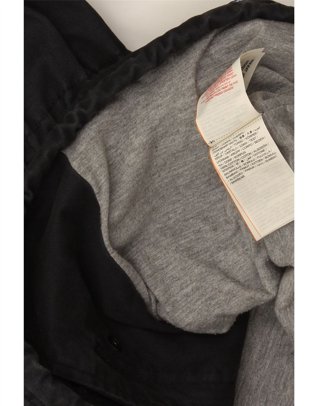 Superdry Damen-Parka mit grafischer Kapuze, UK 12, mittelmarineblaue Baumwolle