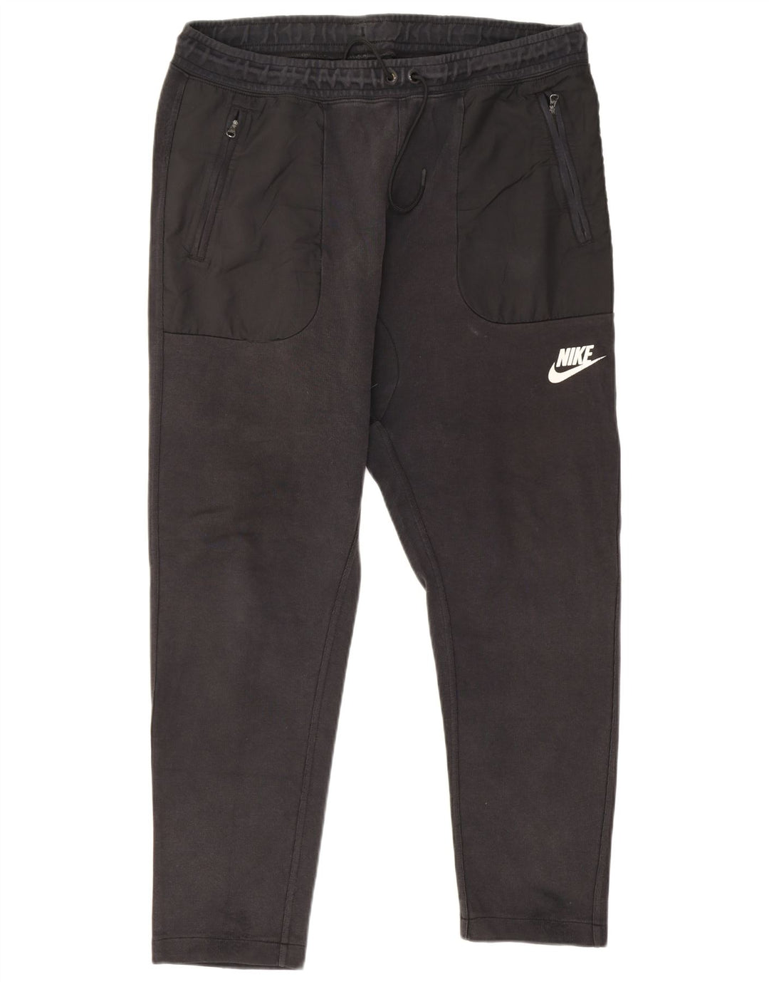 Nike Herren-Trainingshose XL, schwarze Baumwolle