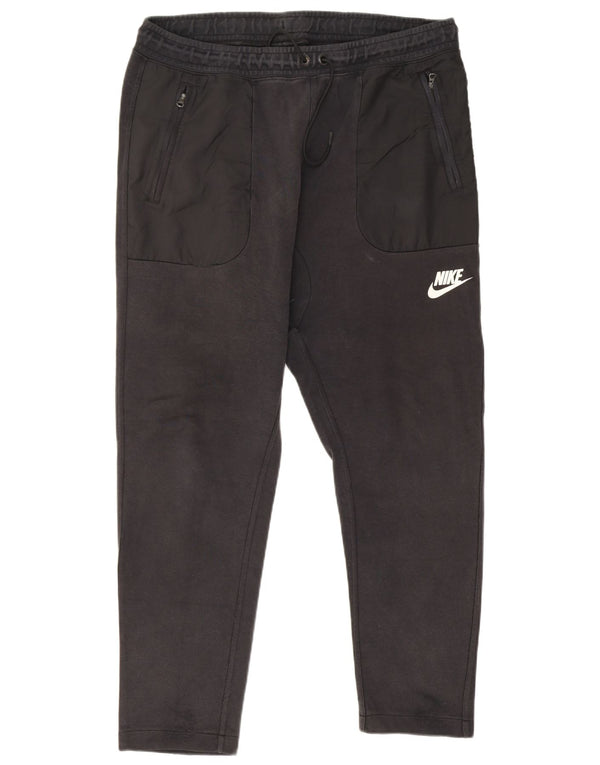 Nike Herren-Trainingshose XL, schwarze Baumwolle