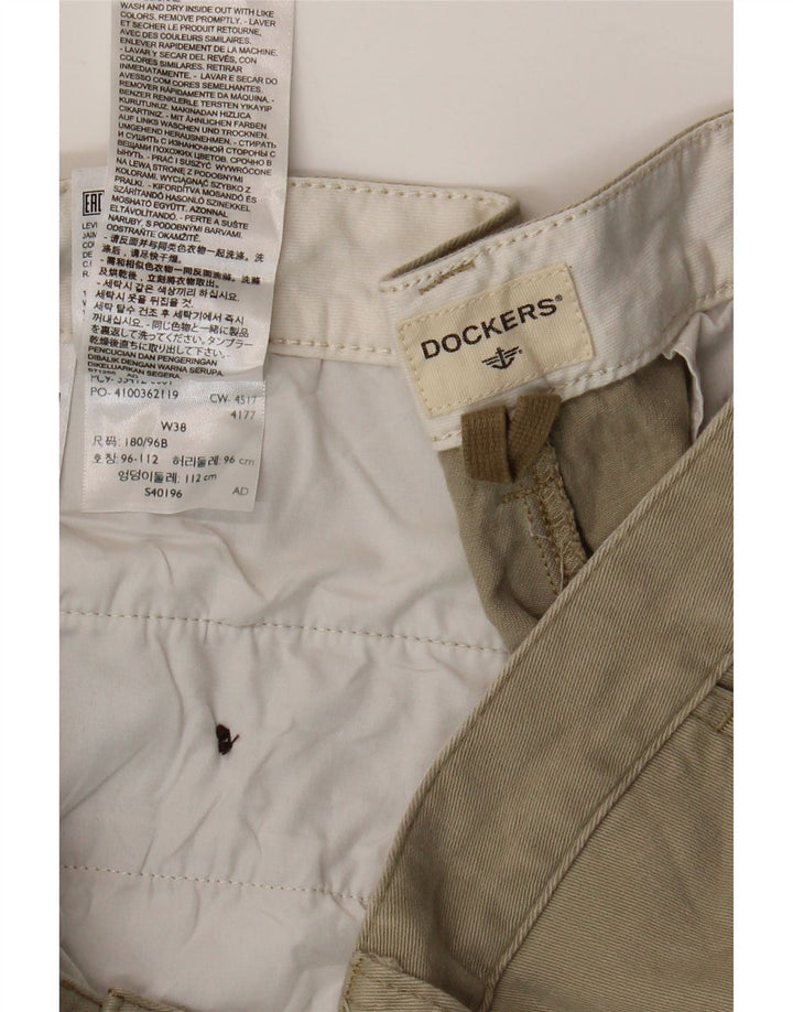 DOCKERS Herren Cargoshorts W38 XL Beige Baumwolle