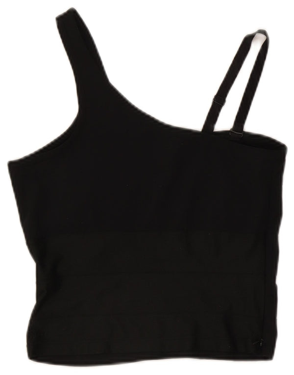 Nike Damen Crop Vest Top UK 8 Small Schwarz