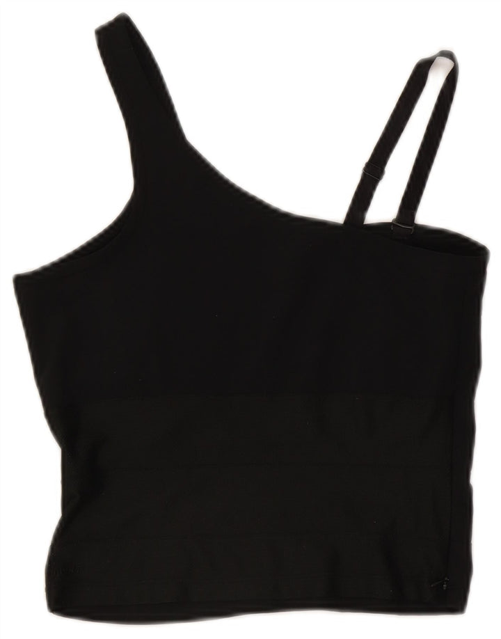 Nike Damen Crop Vest Top UK 8 Small Schwarz
