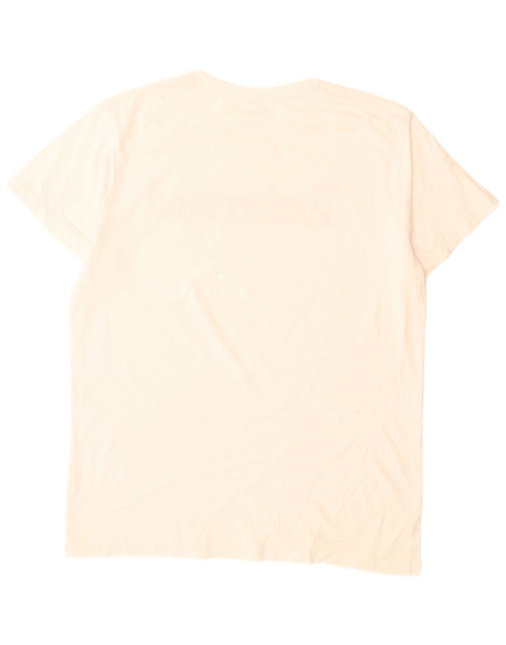 Timberland Herren-T-Shirt mit Grafik, groß, aus weißer Baumwolle