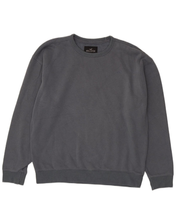 Hollister Herren Sweatshirt Pullover XL Grau