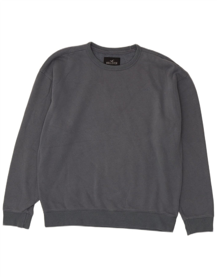 Hollister Herren Sweatshirt Pullover XL Grau