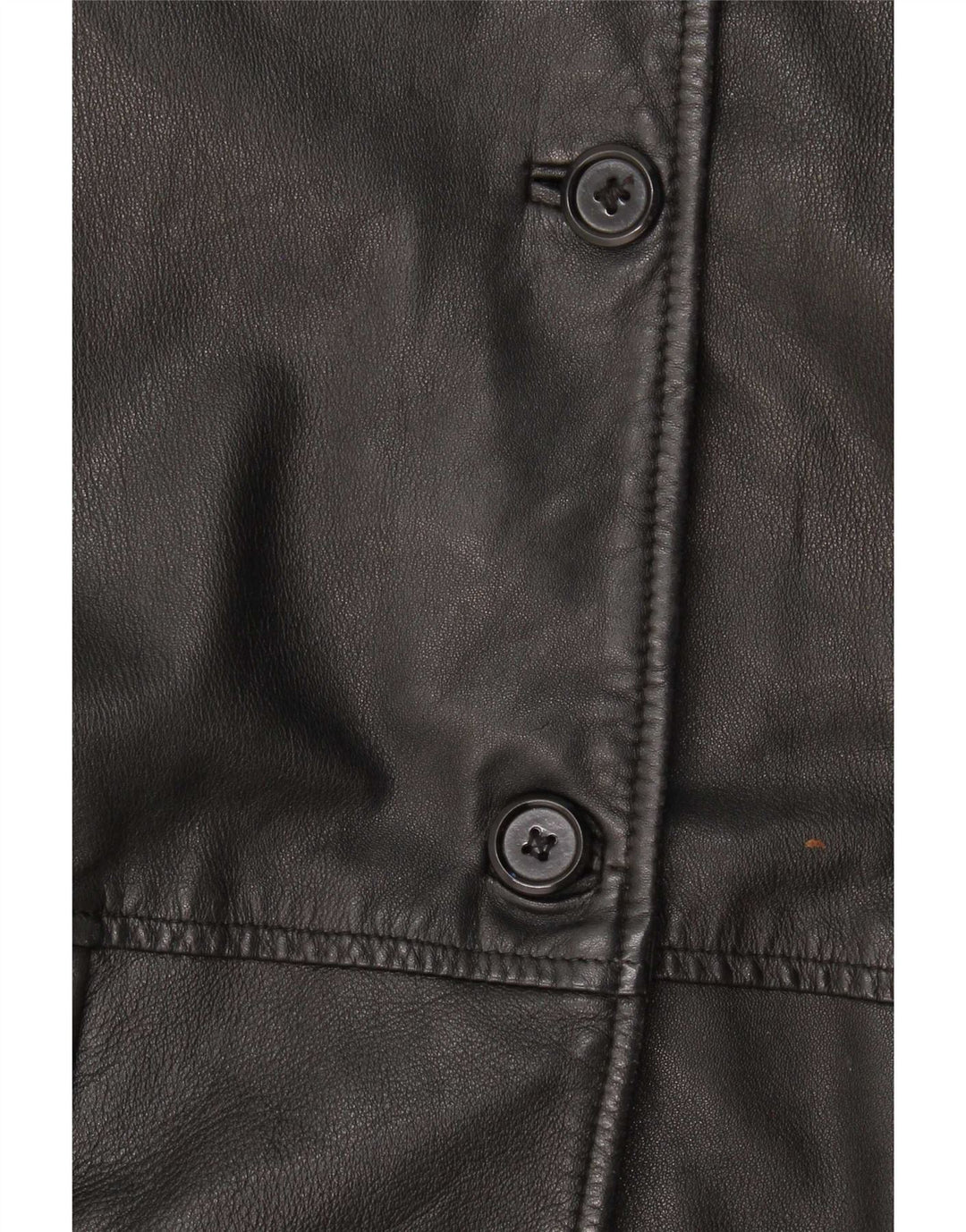 Conbipel Damen Loose Fit Lederjacke IT 42 Medium Schwarz