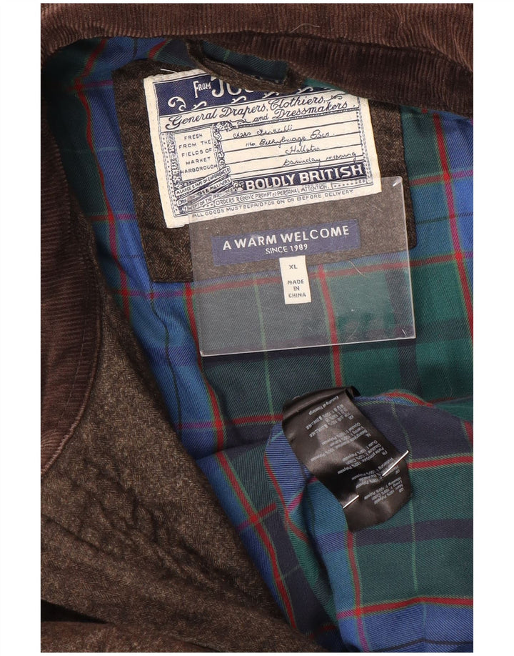 Joules Herren Steppjacke UK 42 XL Braun Polyester