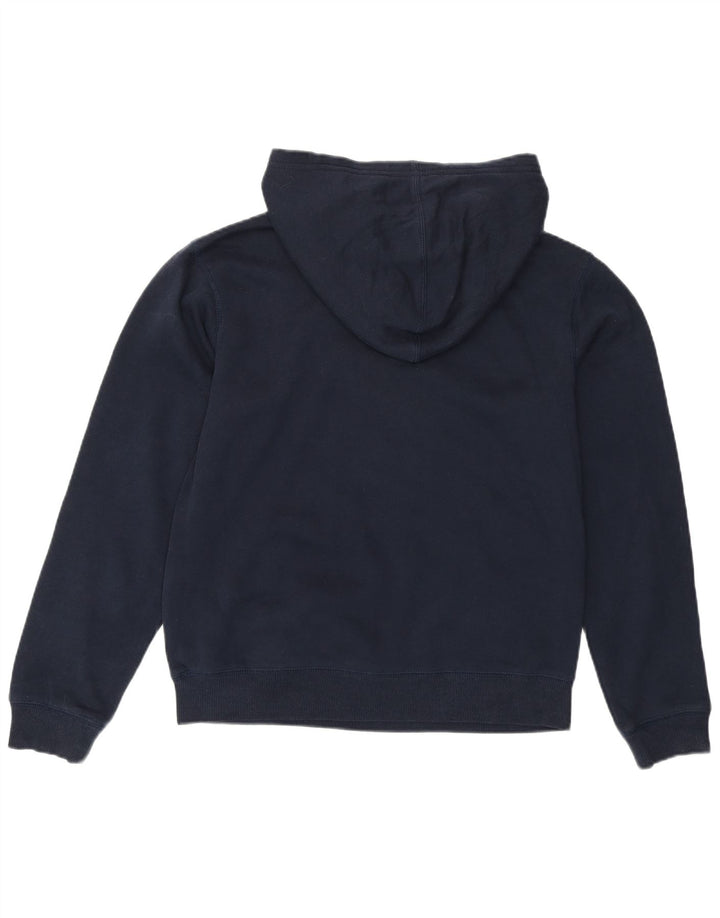 CHAMPION Womens Graphic Hoodie Pullover UK 18 XL Marineblau Baumwolle