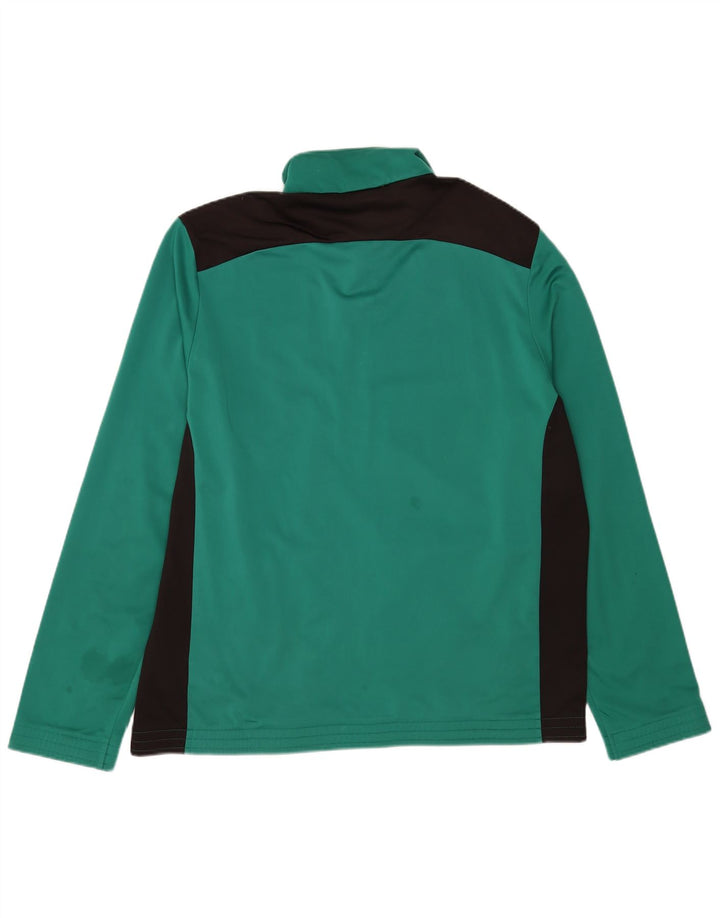 Puma Herren-Trainingsanzug-Top-Jacke XL, grün, Farbblock