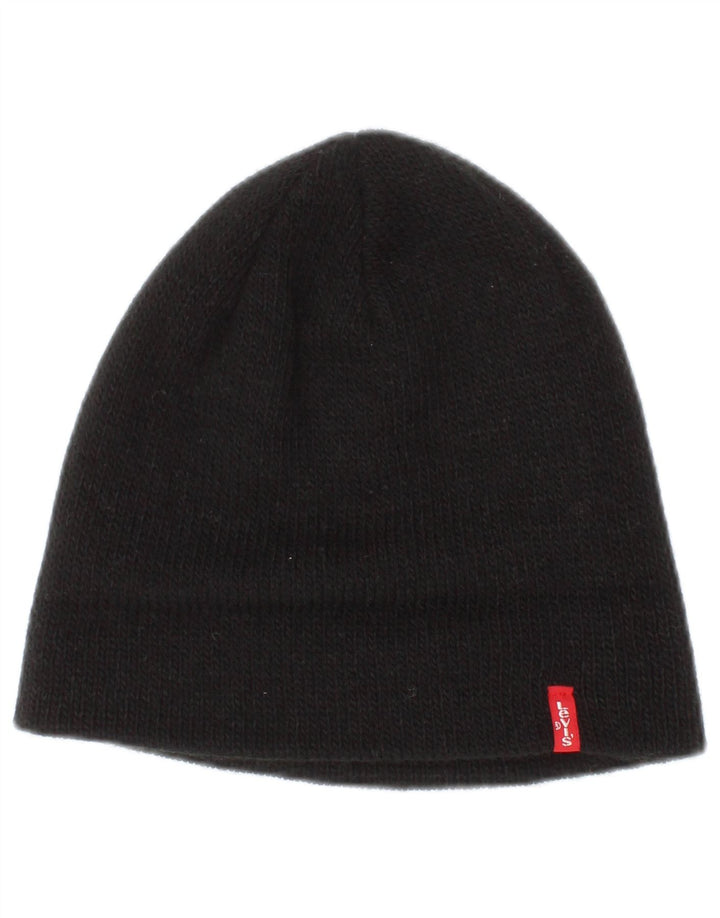 Levi's Herren-Beanie-Mütze, Einheitsgröße, schwarzes Acryl