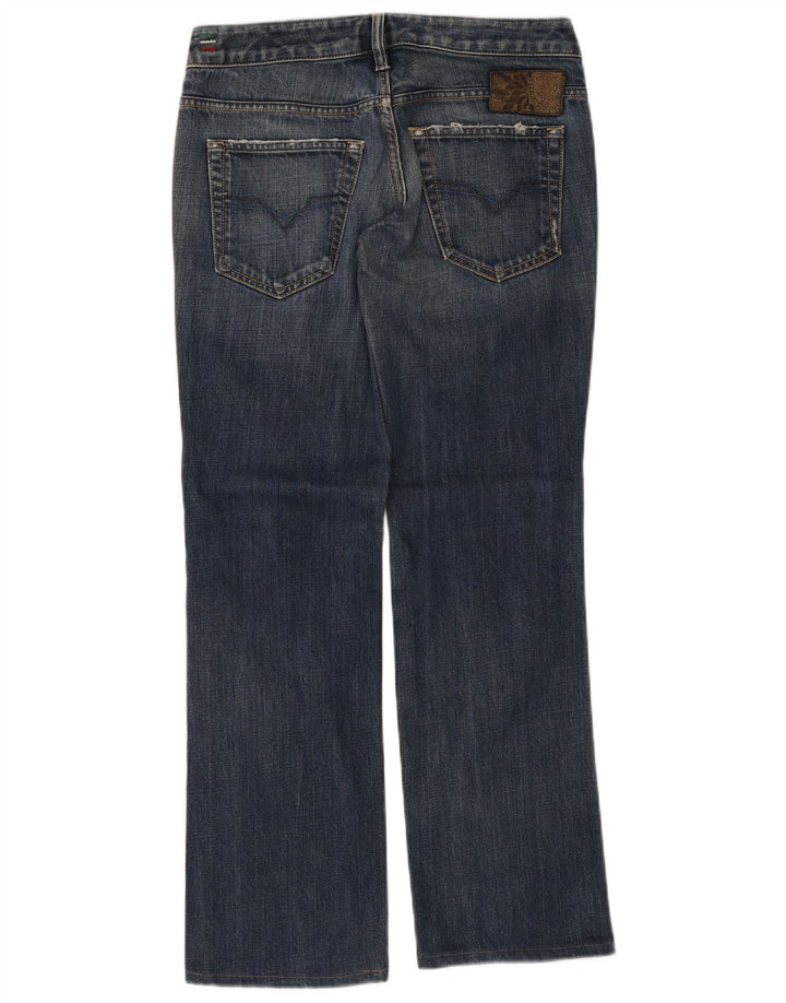 Diesel Damen Ryoth Bootcut Jeans W28 L30 Blaue Baumwolle