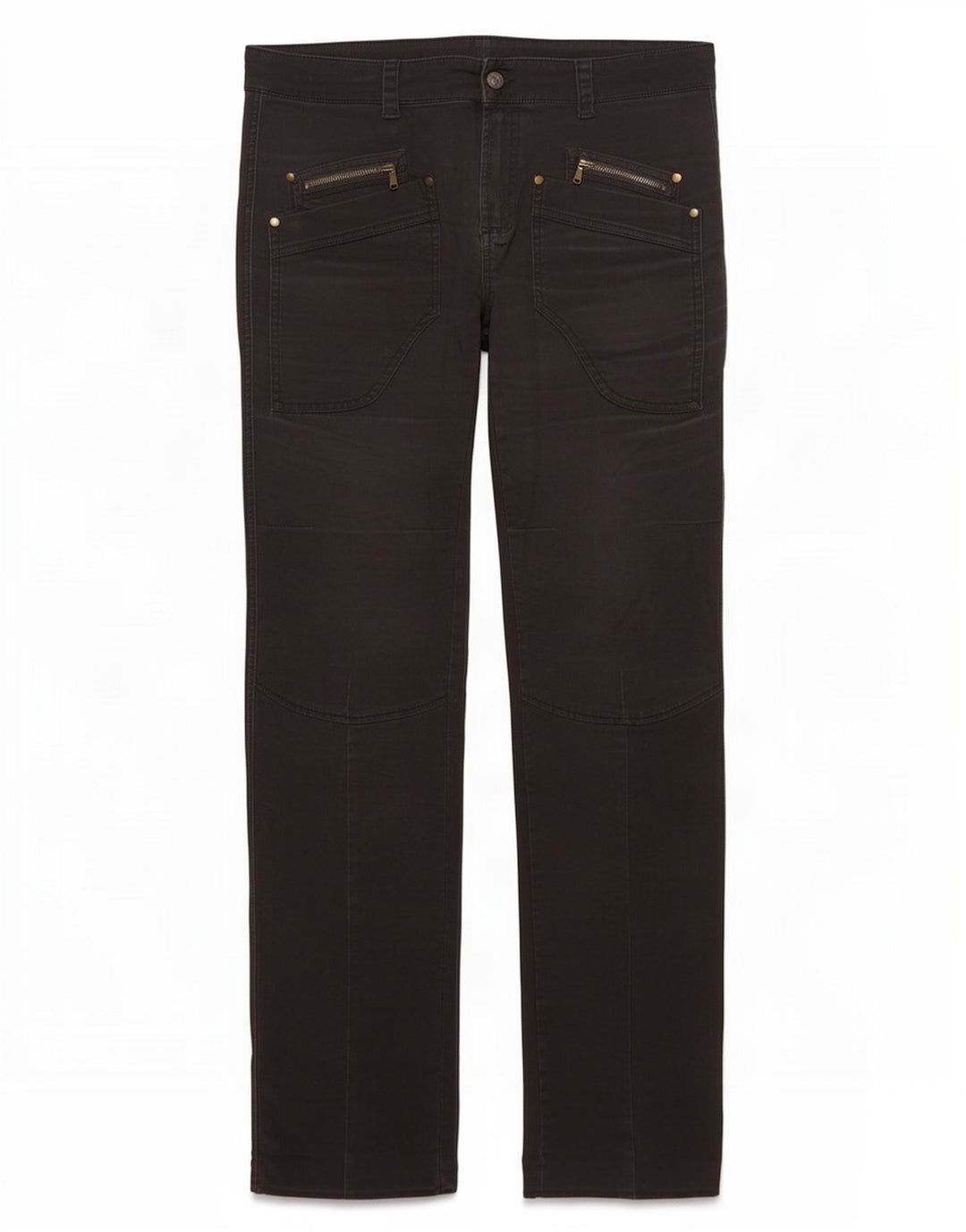 Benetton Herren gerade Freizeithose W34 L33 Grau