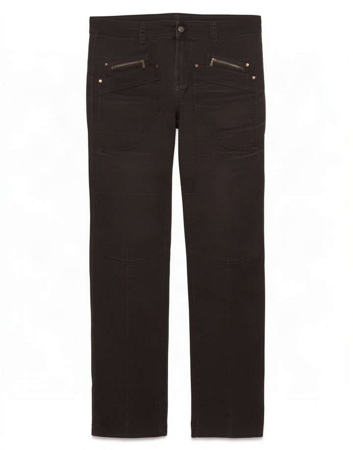 Benetton Herren gerade Freizeithose W34 L33 Grau