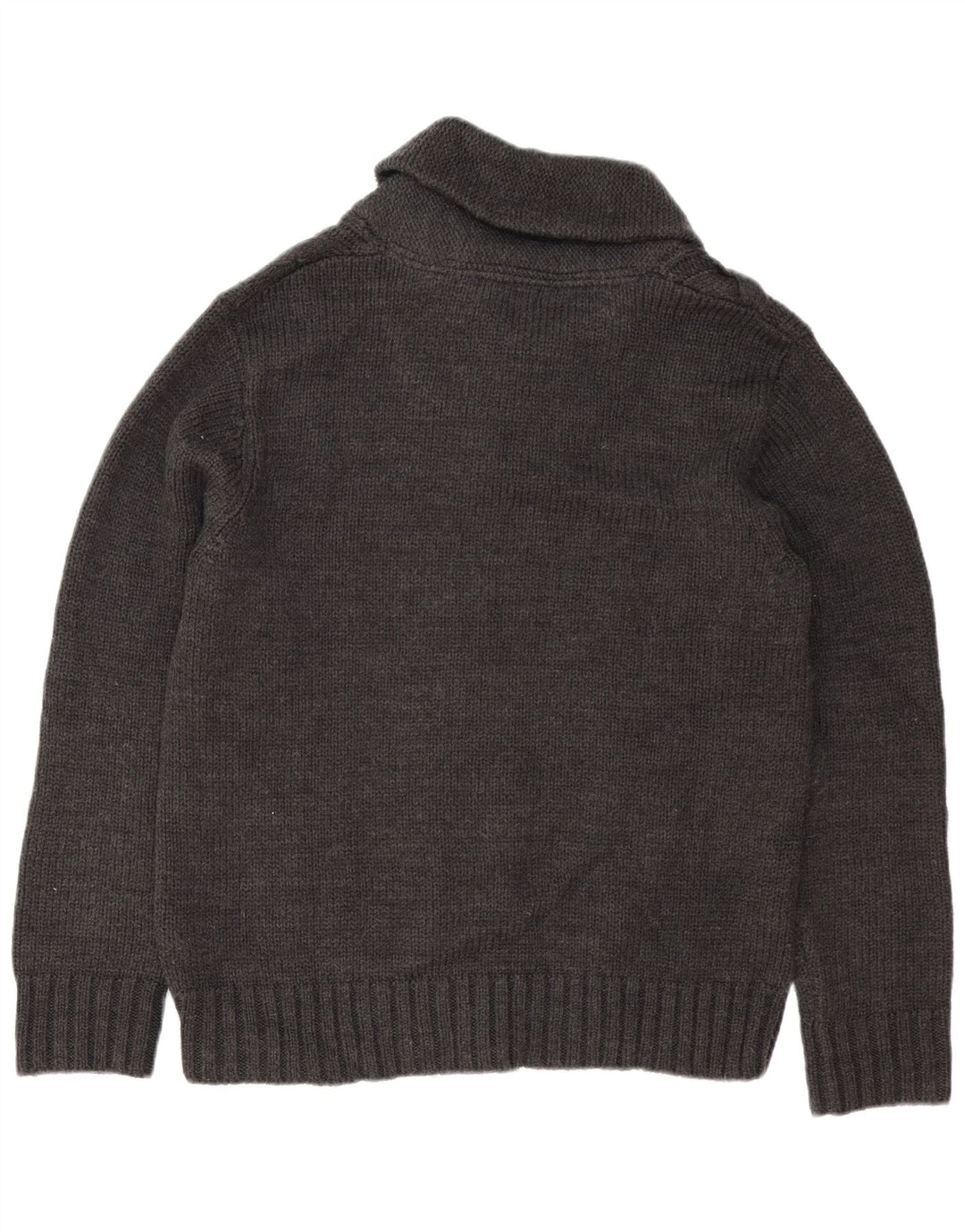 Marks & SPENCER Herren-Pullover „Autograph“ mit Schalkragen, Größe L, Grau