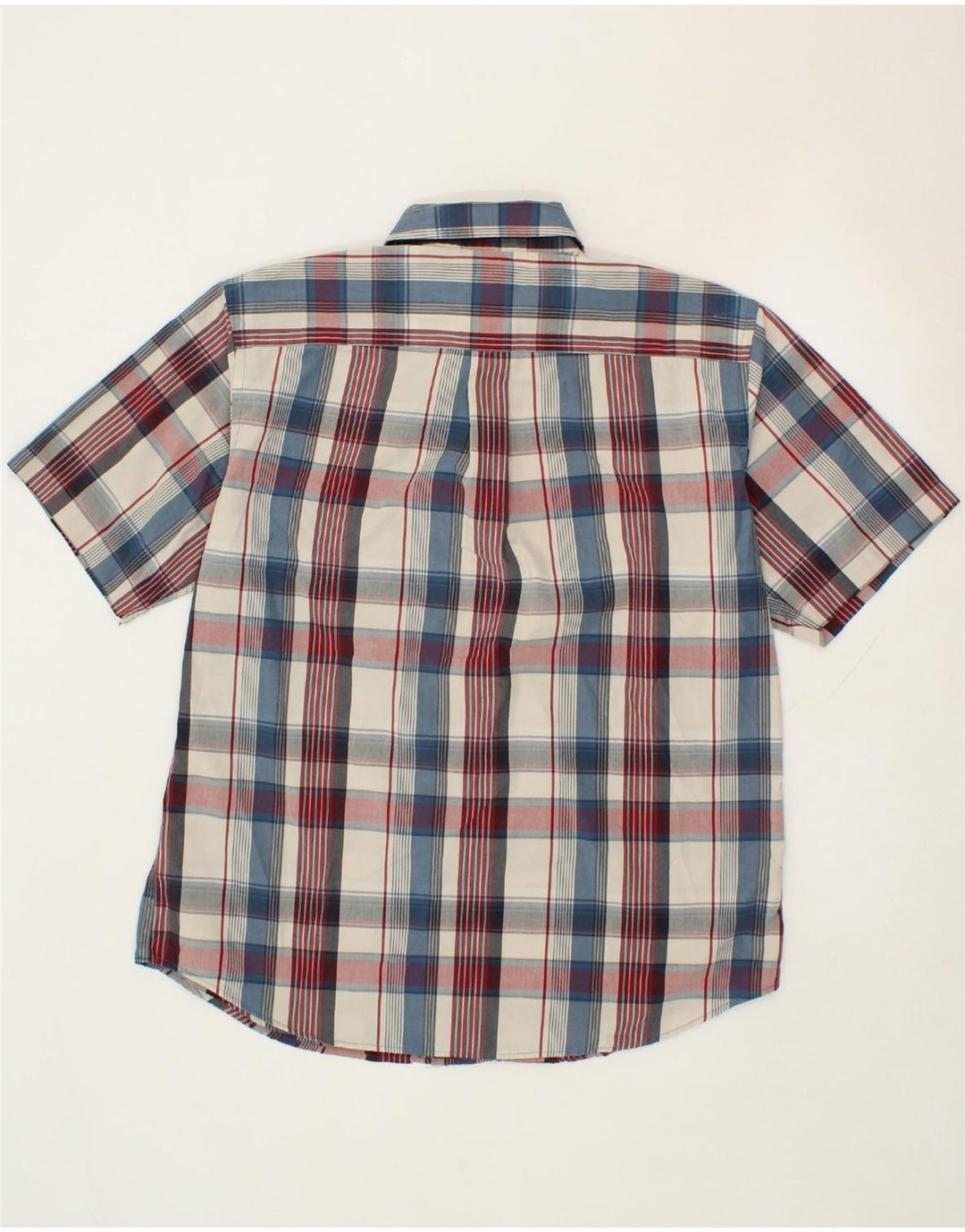 DOCKERS Mens Short Sleeve Shirt Large Multicoloured Check Cotton Vintage Dockers and Second-Hand Dockers from Messina Hembry 