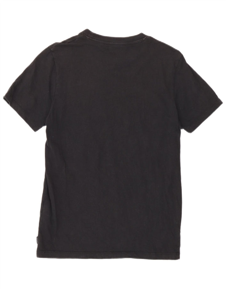 Jack & Jones Herren-T-Shirt mit Grafik, Größe S, schwarze Baumwolle