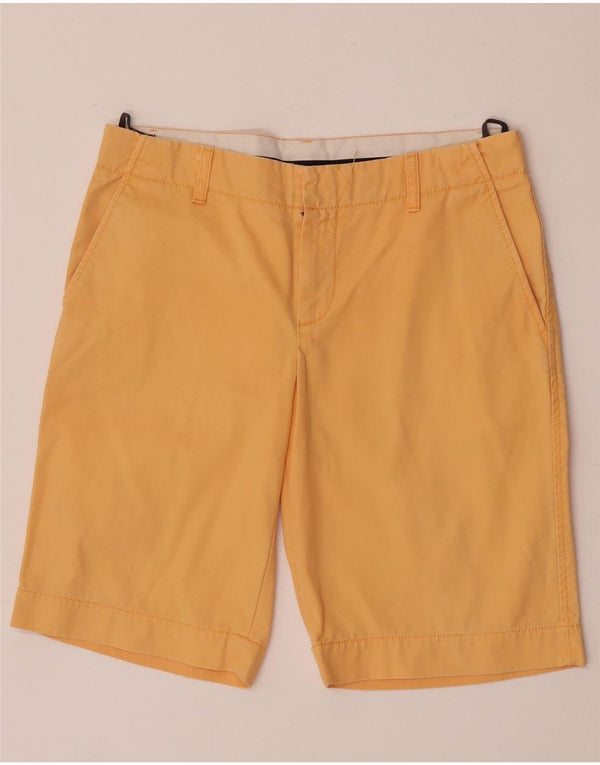 Gap Damen Chino-Shorts US 8 Medium W32 Gelbe Baumwolle