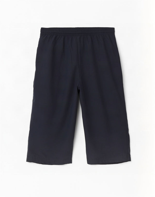 Adidas Damen Bermuda Sport Shorts UK 12 Medium Marineblau Polyester