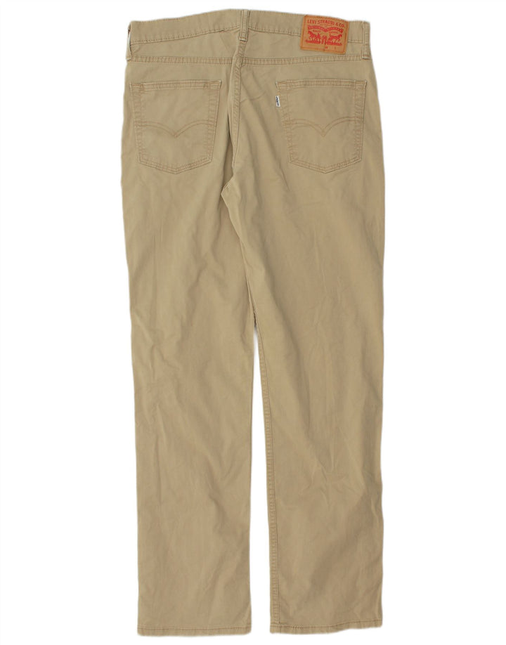 LEVI'S Herren gerade Chinohose W32 L32 Beige Baumwolle