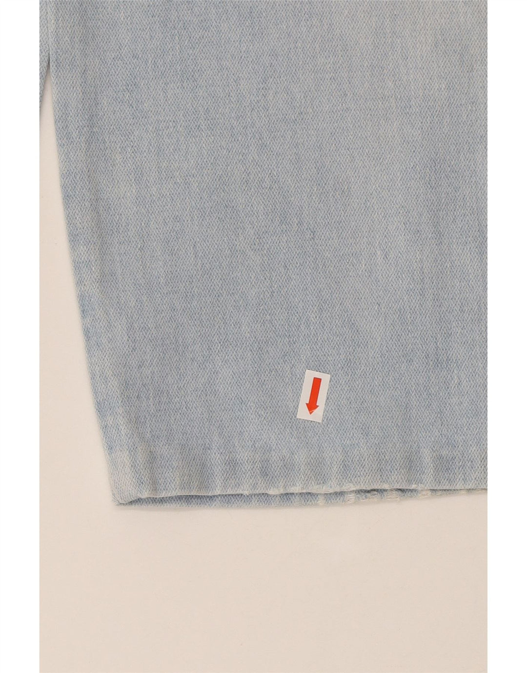 VINTAGE Damen High Waist Tapered Jeans W26 L26 Blau