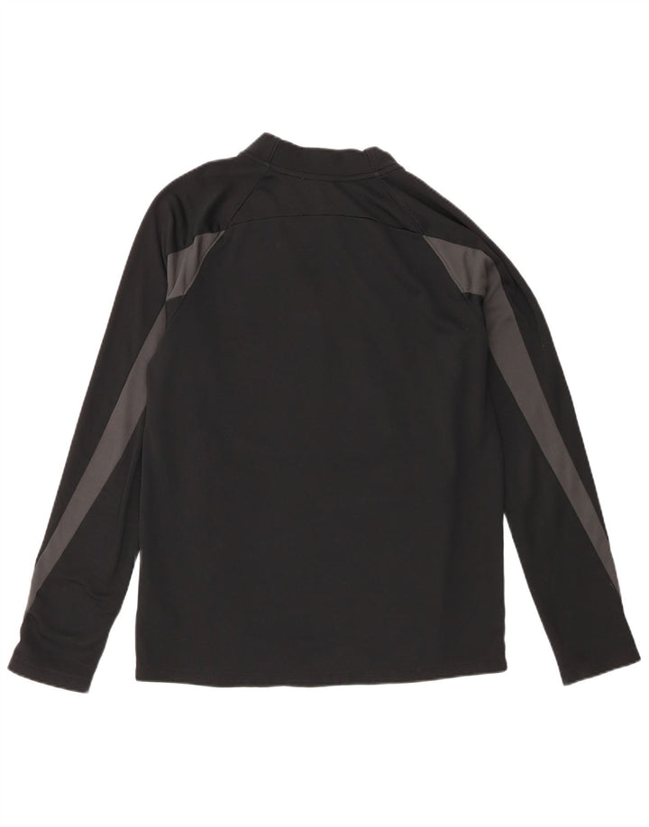 Nike Herren Therma-Fit Pullover-Trainingsanzug-Oberteil, mittelgroß, Schwarz, Farbblock