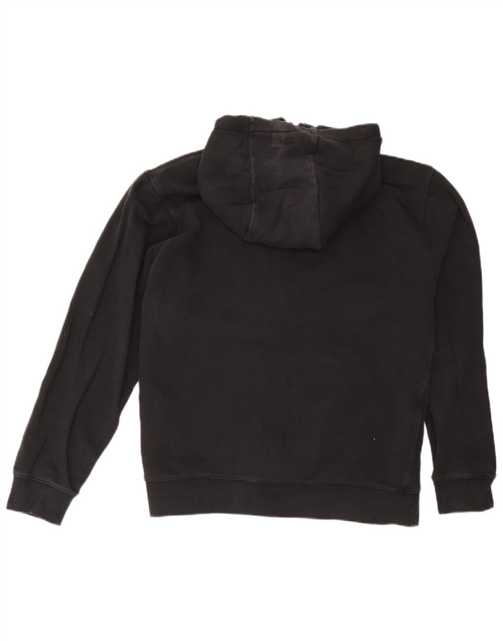 Nike Herren-Kapuzenpullover mit Reißverschluss, groß, aus schwarzer Baumwolle