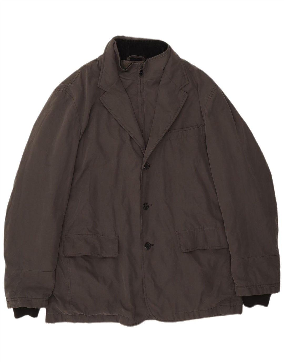 Fay Herren Windjacke UK 42 XL Grau Polyester