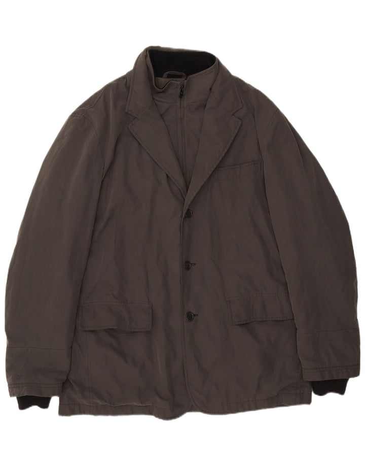 Fay Herren Windjacke UK 42 XL Grau Polyester