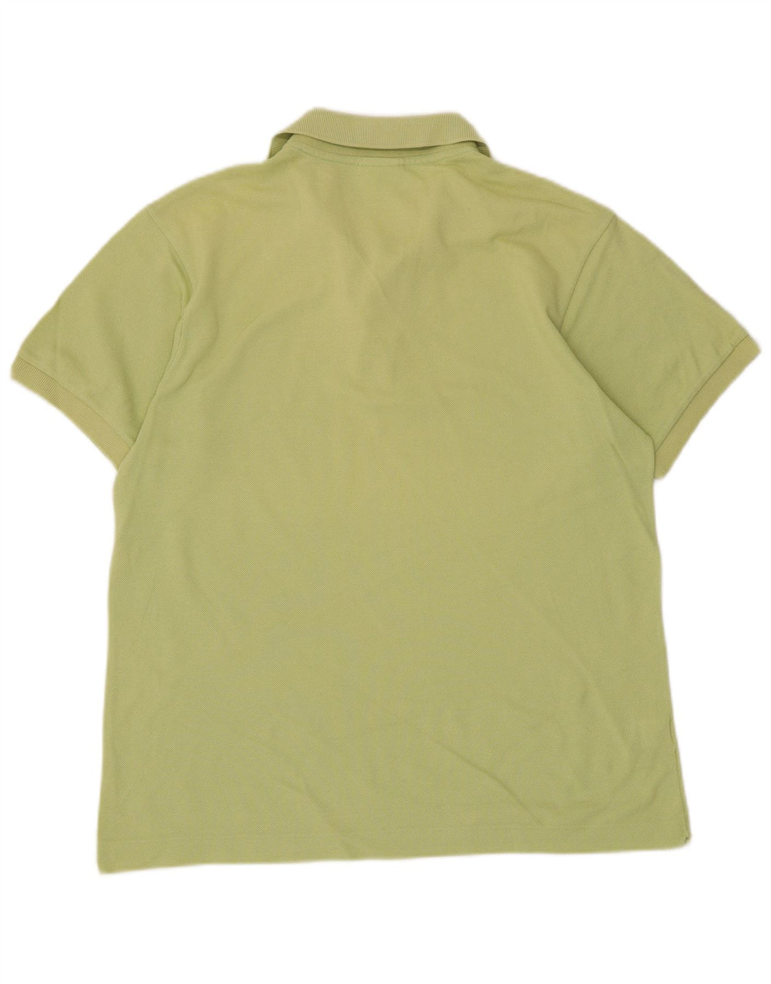 Lacoste Herren-Poloshirt, Größe 4, mittelgrüne Baumwolle