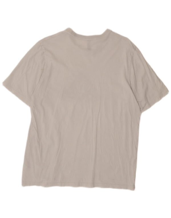 Adidas Herren Grafik T-Shirt Top Large Grau Baumwolle