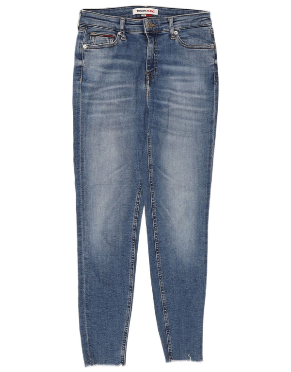 Tommy Hilfiger Damen Skinny Jeans W28 L26 Blau Crosta
