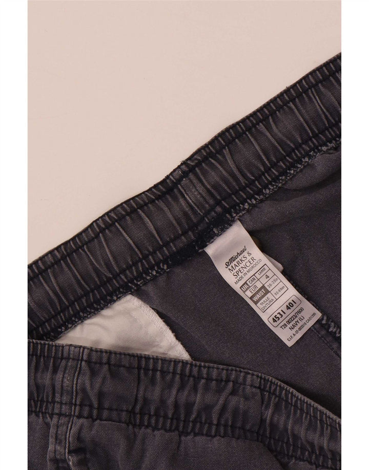 Marks & Spencer Herren-Sportshorts, groß, marineblaue Baumwolle