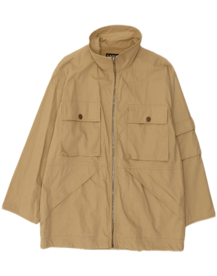 Casucci Herren-Utility-Jacke UK 38 Mittelbeige Baumwolle