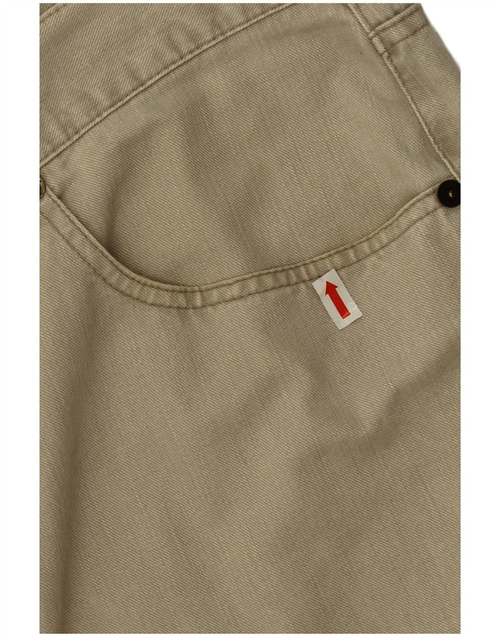 Armani Herren Straight Jeans W36 L28 Beige Baumwolle